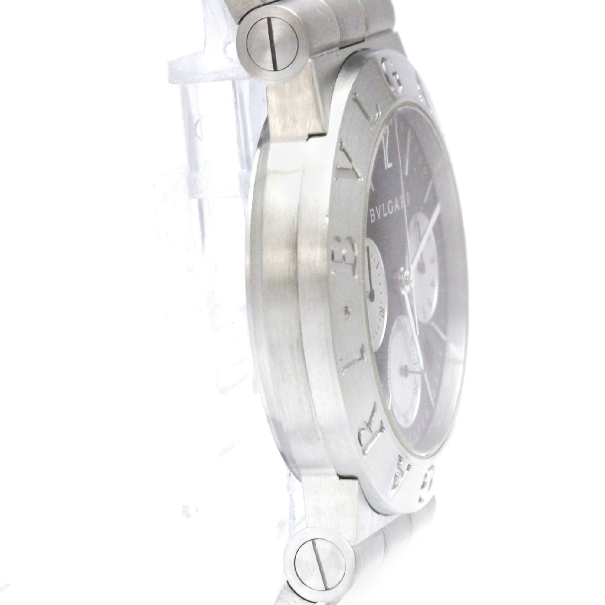Bvlgari Diagono Chronograph Quartz Stainless Steel Watch (Pre-Owned)
