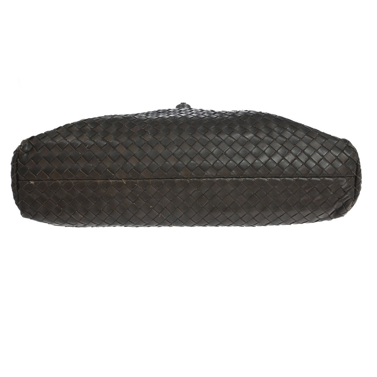 Bottega Veneta Envelope Intrecciato Nappa Brown Leather Briefcase Bag (Pre-Owned)
