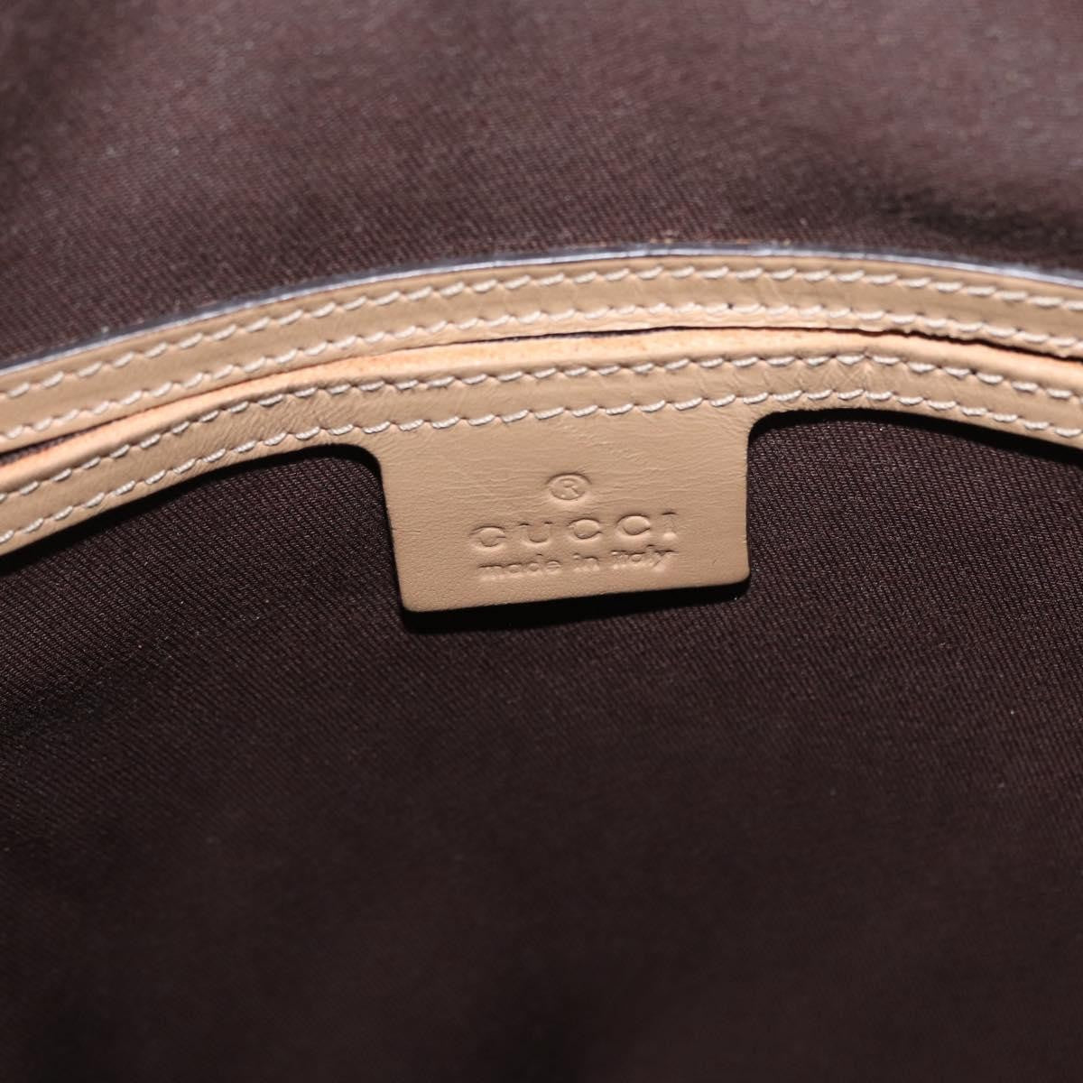 Gucci Flap Messenger Gg Coated Canvas Beige Canvas Shoulder Bag Bag (Pre-Owned)