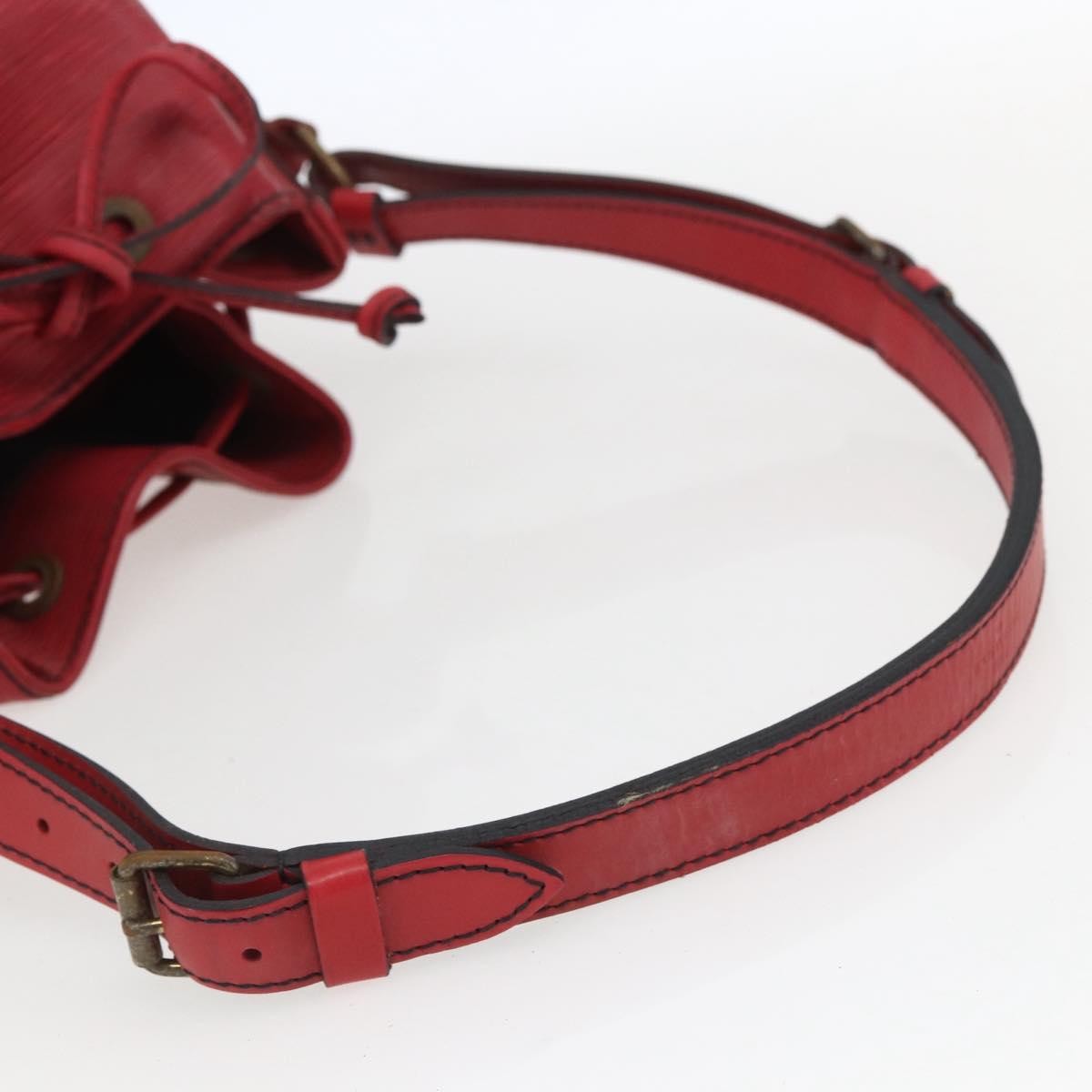 Louis Vuitton Petit Noe Nm Epi Leather Red Leather Shoulder Bag Bag (Pre-Owned)