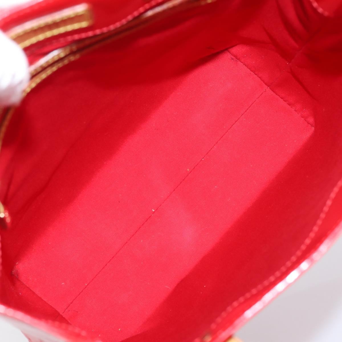 Louis Vuitton Reade Monogram Vernis Red Patent_Leather Handbag (Pre-Owned)