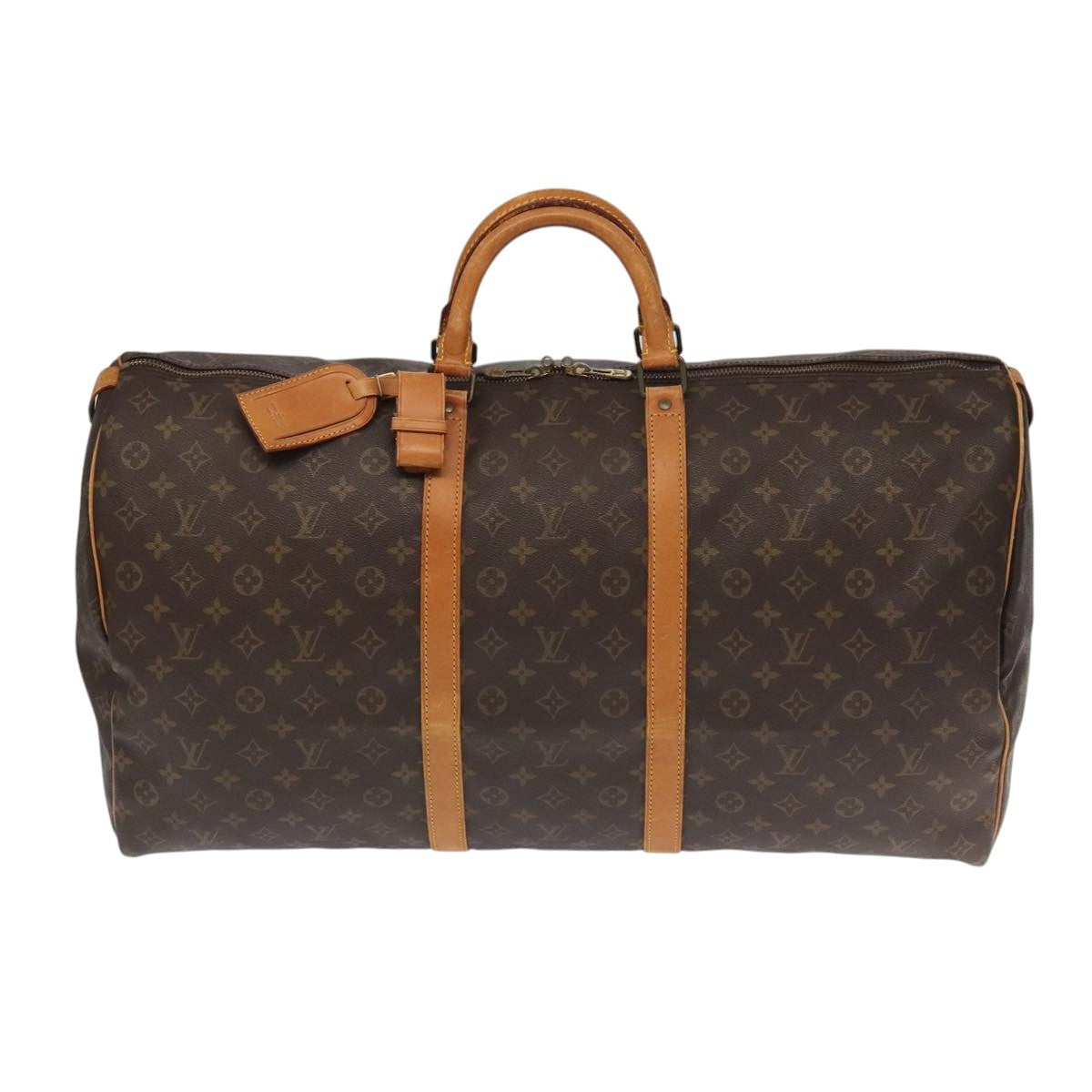 Louis Vuitton Keepall Monogram Canvas Brown Canvas Travel Bag Bag (Pre-Owned)