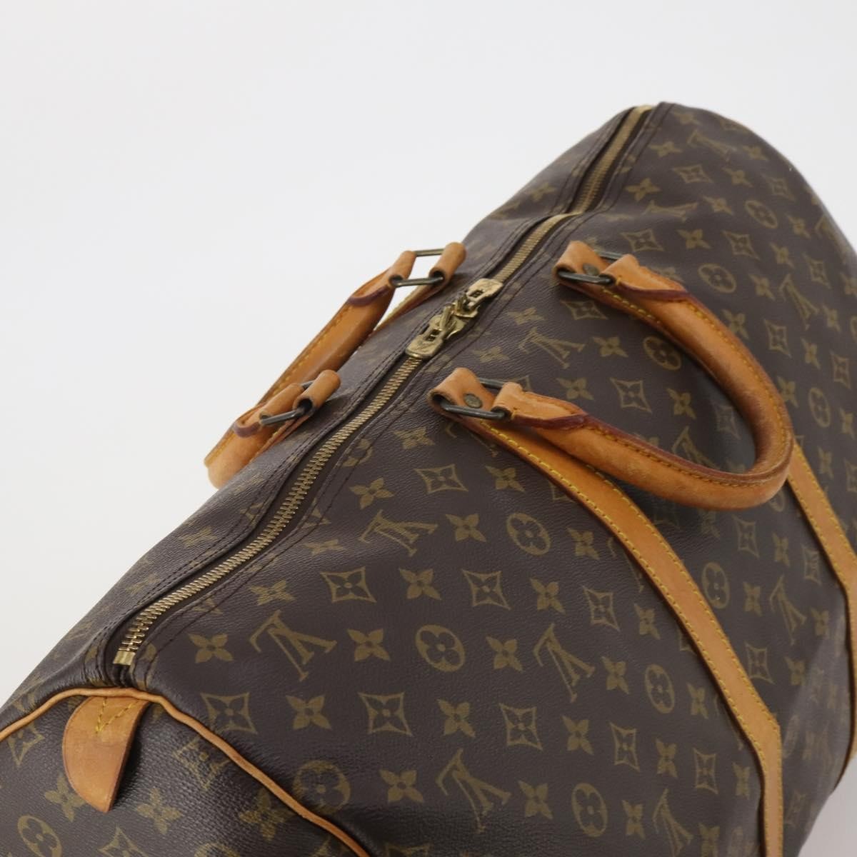Louis Vuitton Keepall Monogram Canvas Brown Canvas Travel Bag Bag (Pre-Owned)