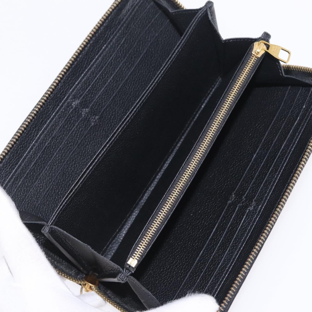 Louis Vuitton Portefeuille Zippy Monogramme Empreinte Monogramme Empreinte Black Leather Wallets Accessory (Pre-Owned)