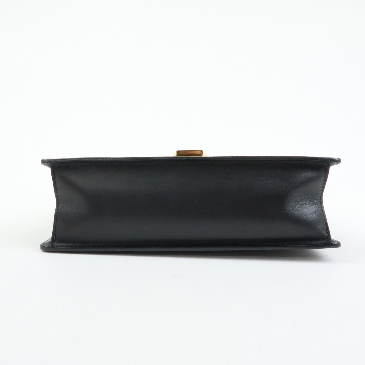 Gucci Sylvie Leather Black Leather Shoulder Bag Bag (Pre-Owned)