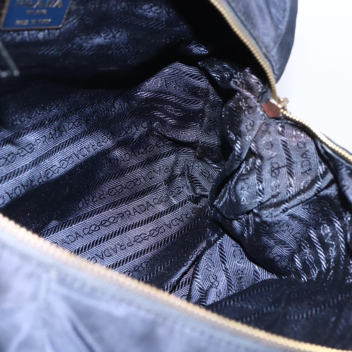 Prada Re-Edition 1995 Chain Quilted Re-Nylon Navy Nylon Tote Bag Bag (Pre-Owned)