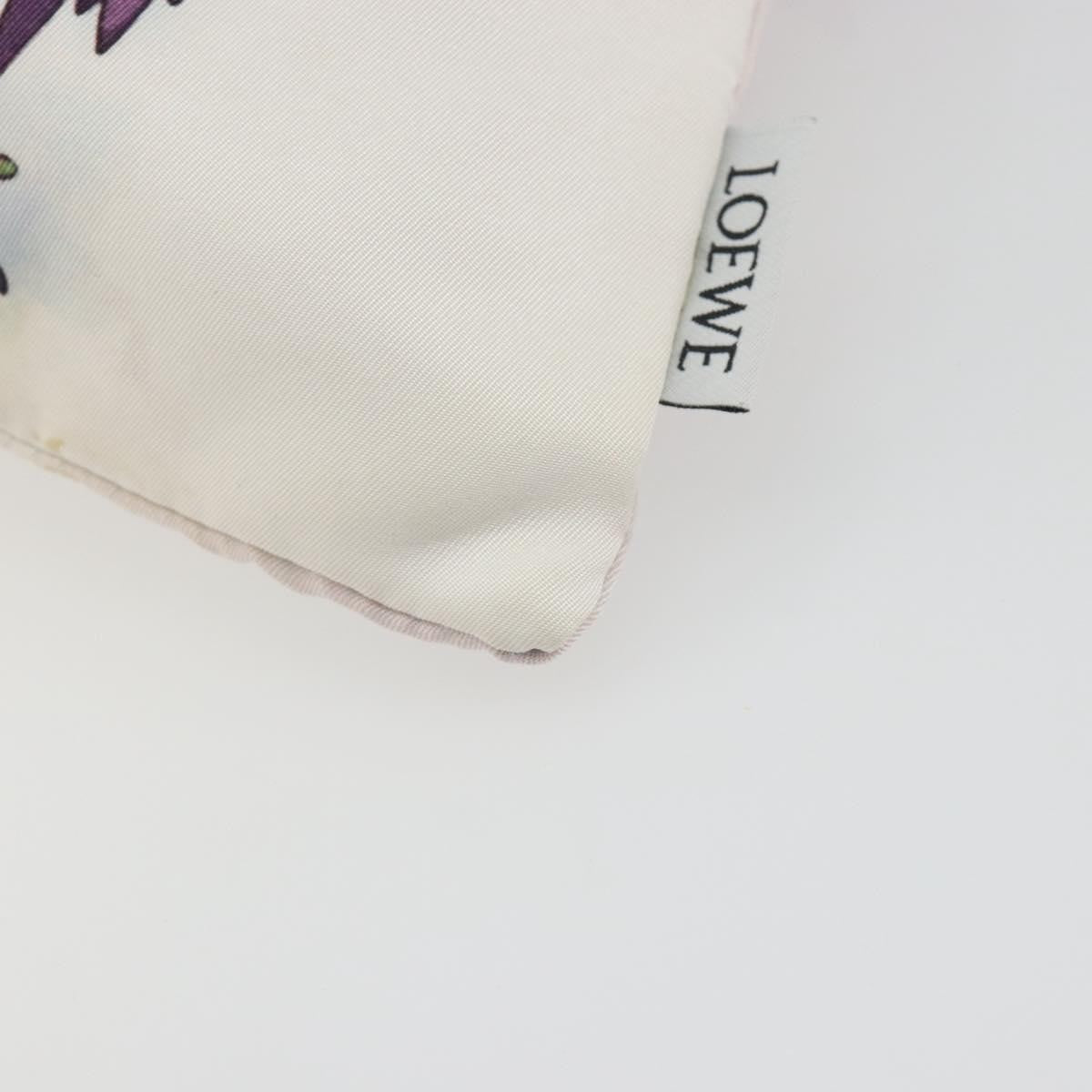 Loewe Paula Drawstring Printed Canvas Blue Nylon Clutche & Pouche Bag (Pre-Owned)