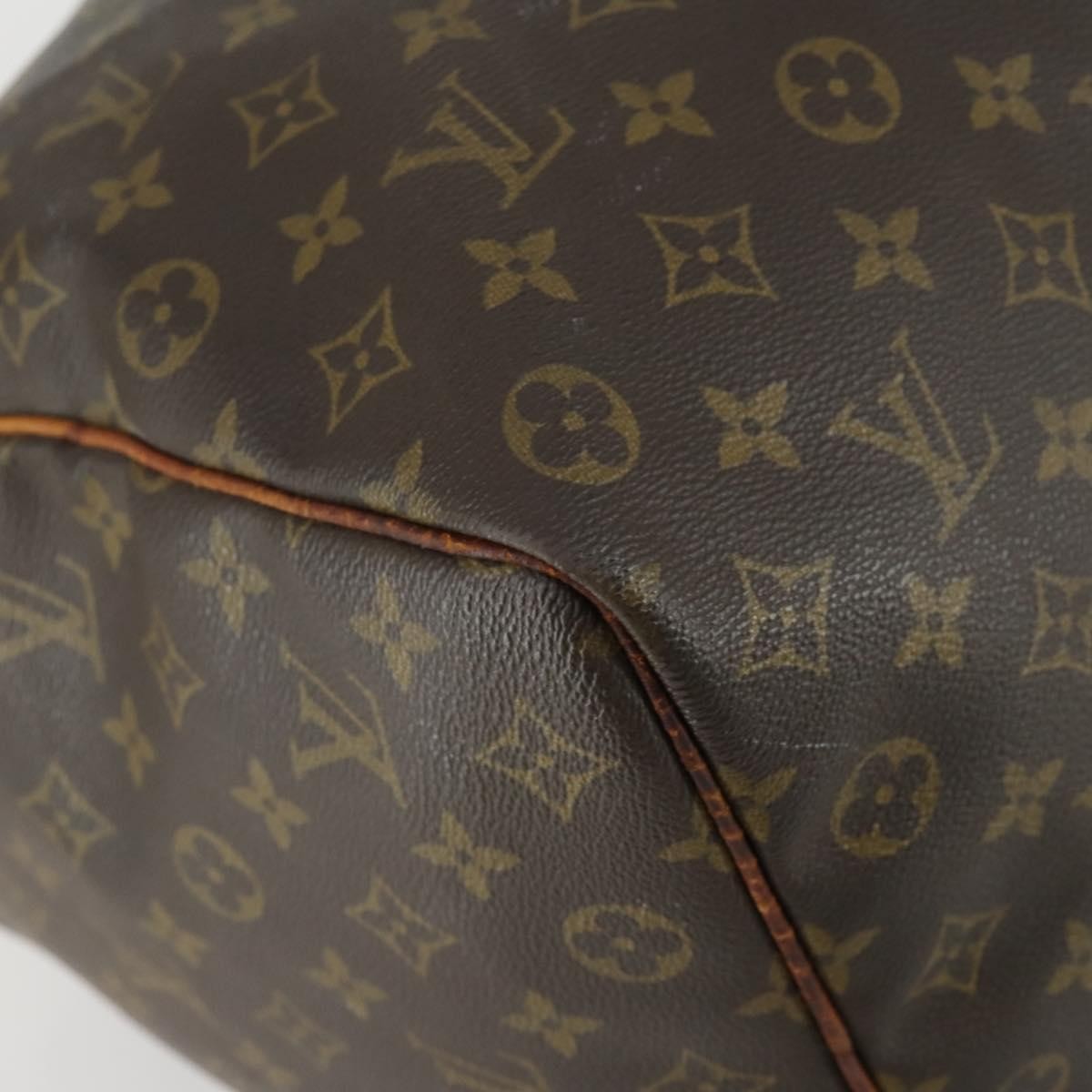Louis Vuitton Keepall Monogram Canvas Brown Canvas Travel Bag Bag (Pre-Owned)
