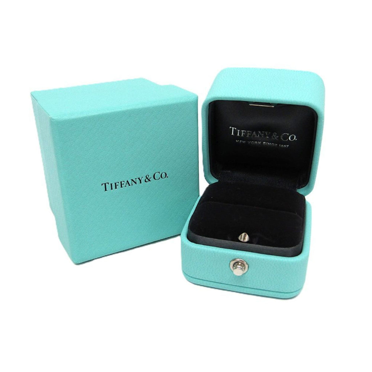 Tiffany & Co. Harmony Solitaire Platinum With Rbc Diamond Silver Platinum Ring Jewelry (Pre-Owned)