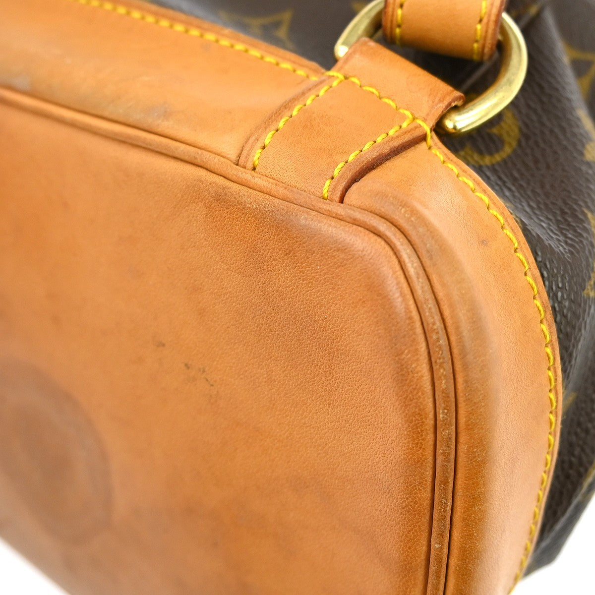 Louis Vuitton Vintage Montsouris Monogram Canvas Brown Canvas Backpack Bag (Pre-Owned)