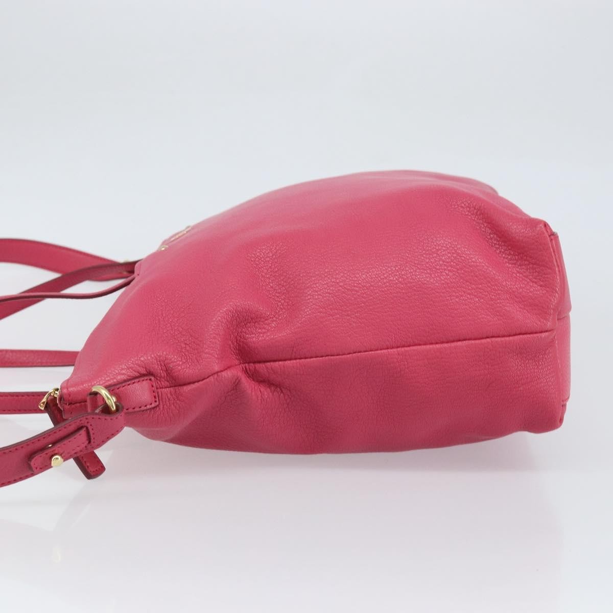 Salvatore Ferragamo Gancini Tote Leather Pink Leather Tote Bag Bag (Pre-Owned)