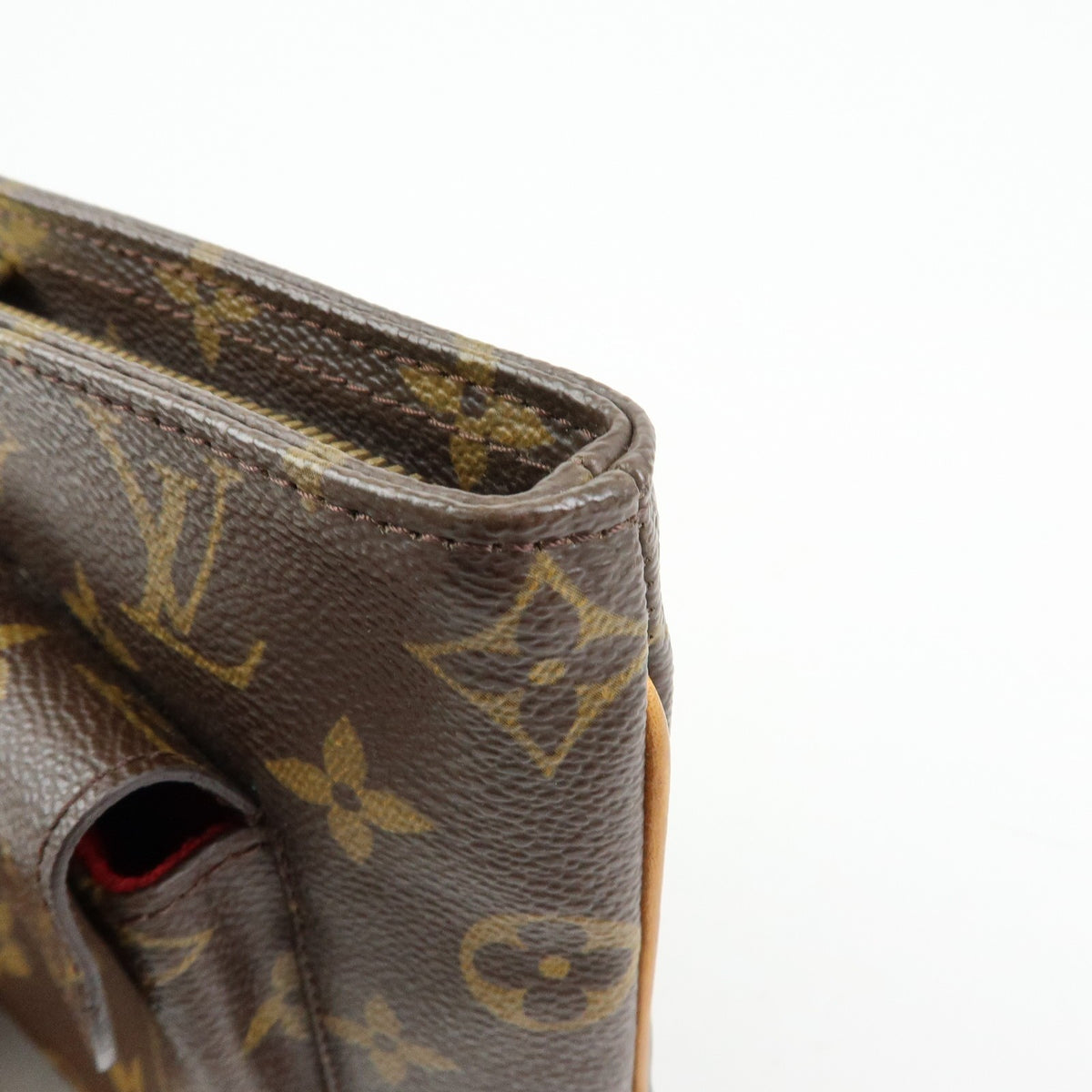 Louis Vuitton Partition Wristlet Clutch Monogram Canvas Brown Canvas Clutche & Pouche Bag (Pre-Owned)