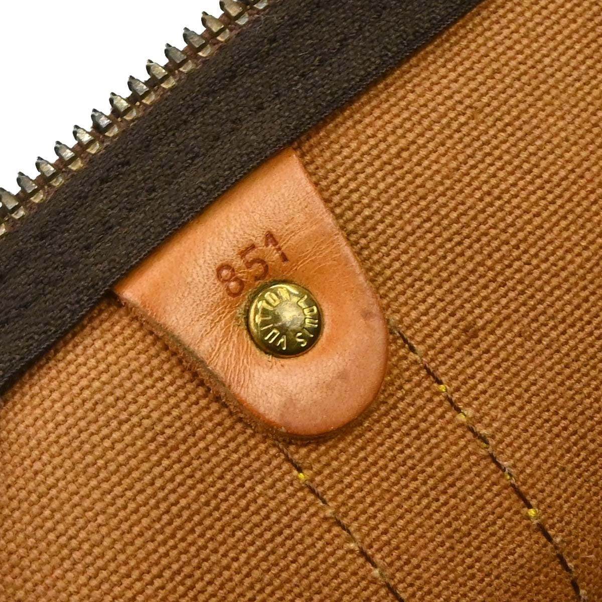 Louis Vuitton Keepall Monogram Brown Canvas Travel Bag Bag (Pre-Owned)