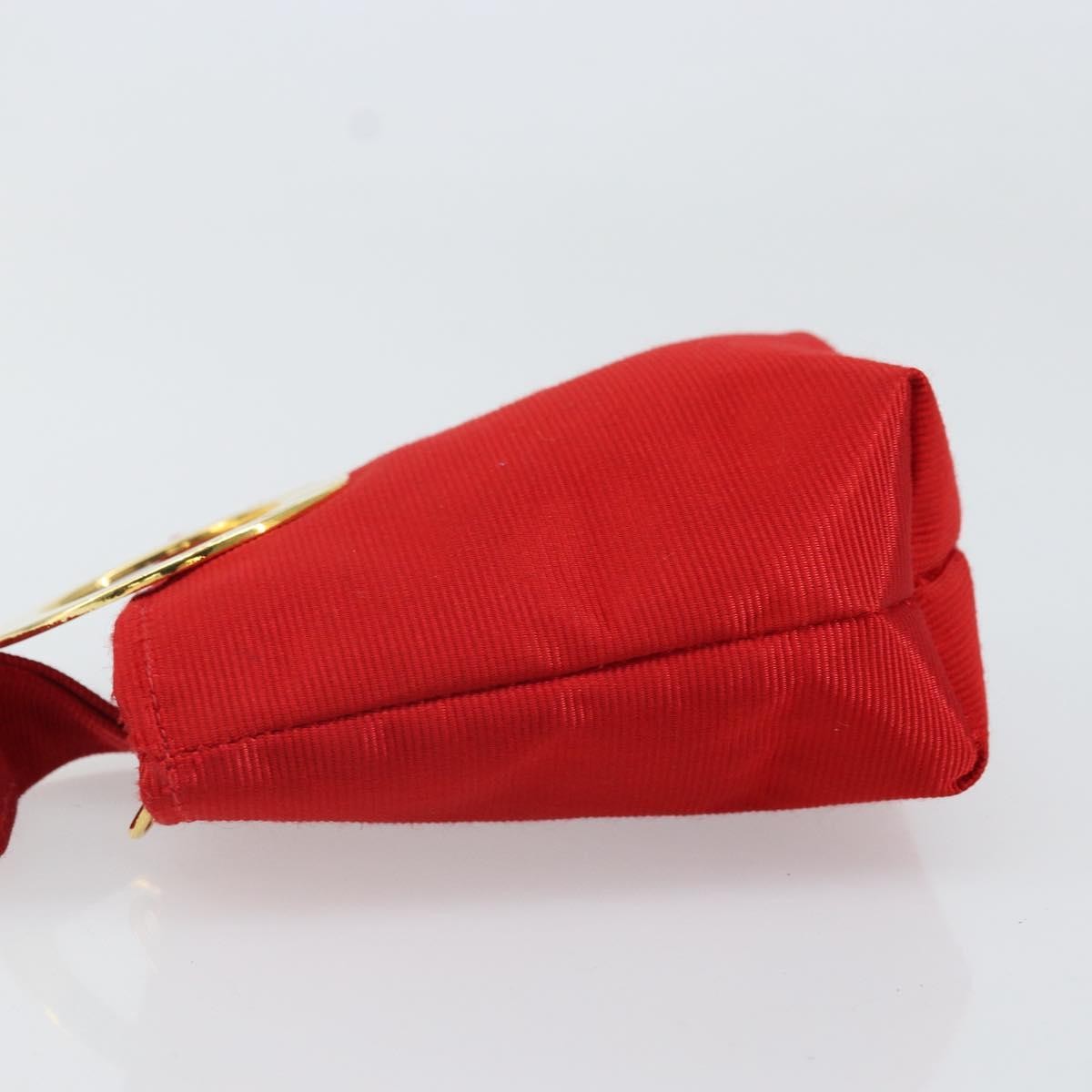 Celine Circle Logo Nylon Red Nylon Clutche & Pouche Bag (Pre-Owned)