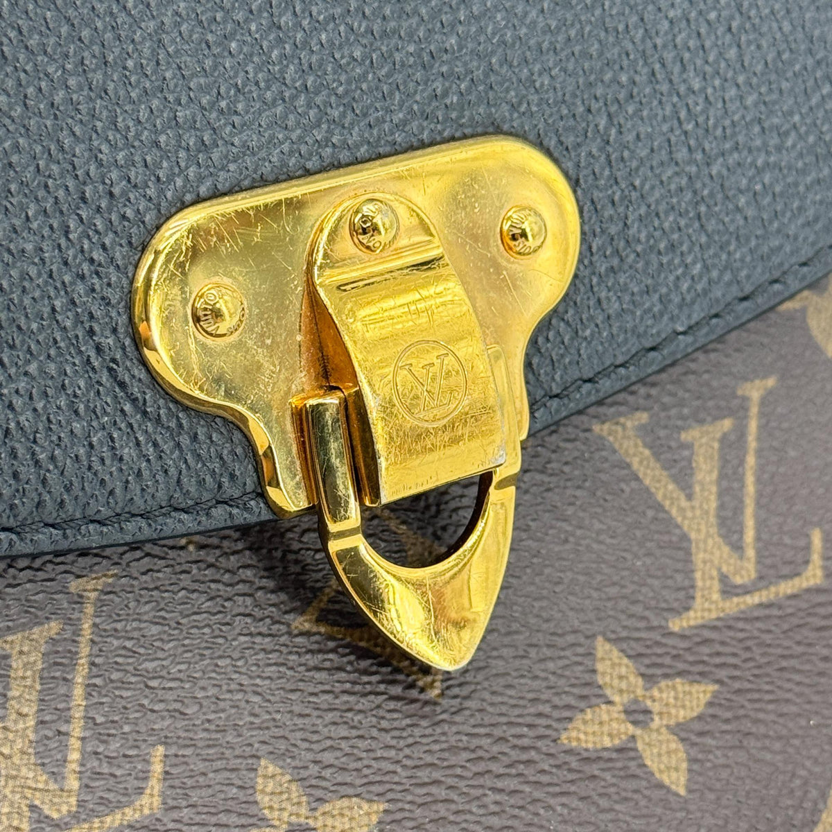 Louis Vuitton Vavin Chain Wallet Nm Monogram Empreinte Leather Black Canvas Shoulder Bag Bag (Pre-Owned)
