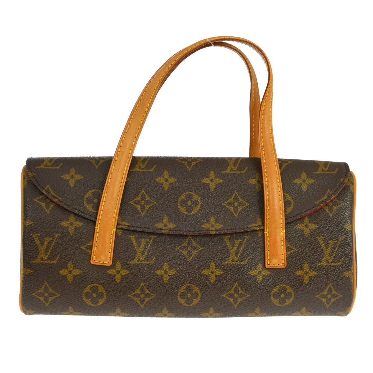 Louis Vuitton Sonatine Monogram Canvas Brown Canvas Handbag (Pre-Owned)