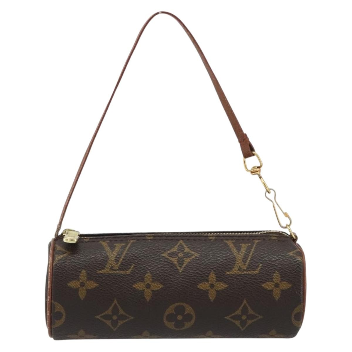 Louis Vuitton Papillon Pochette Monogram Canvas Brown Canvas Clutche & Pouche Bag (Pre-Owned)
