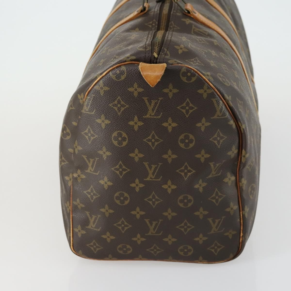 Louis Vuitton Keepall Monogram Canvas Brown Canvas Travel Bag Bag (Pre-Owned)