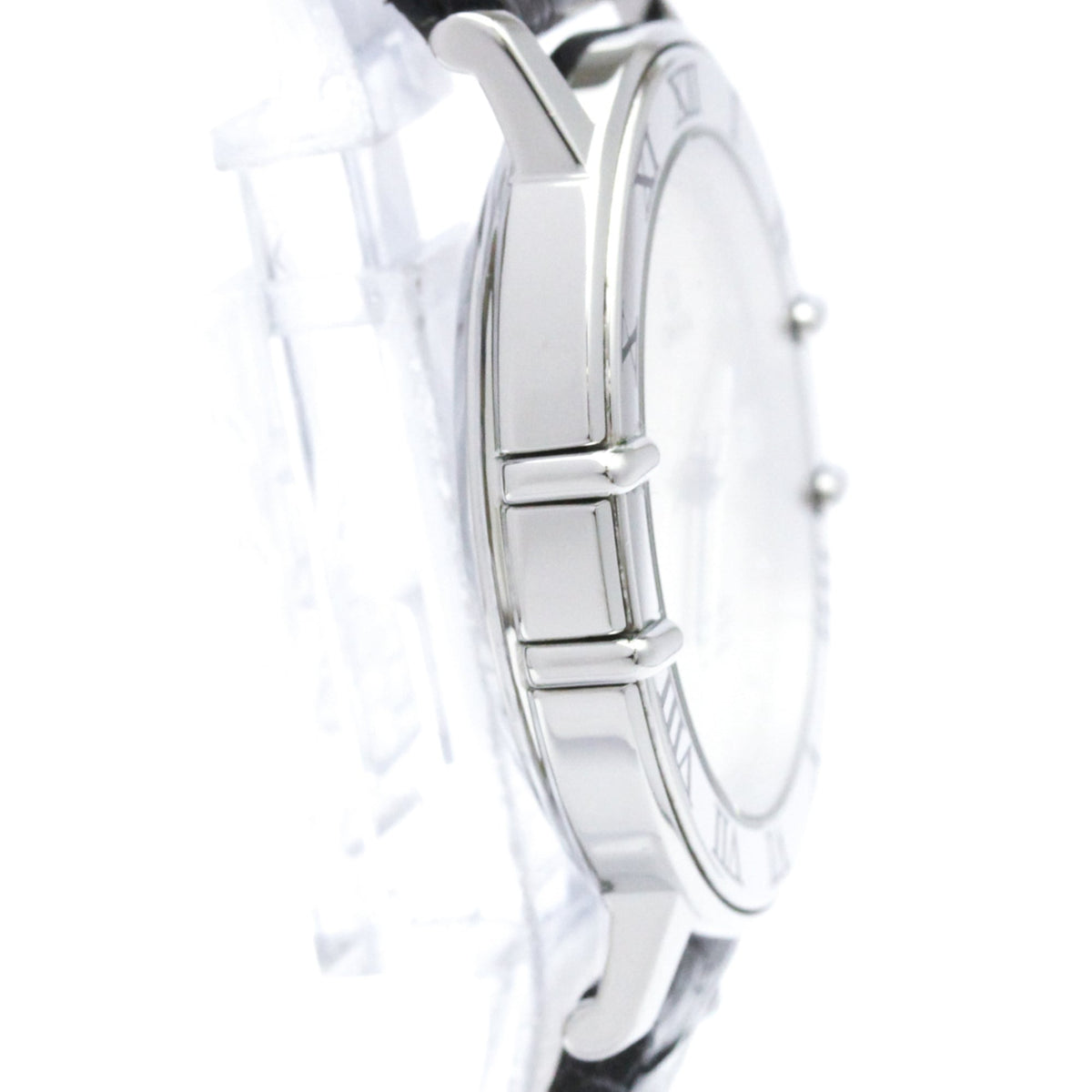 Omega Constellation Chronometer Automatic Stainless Steel And Leather Watch (Pre-Owned)