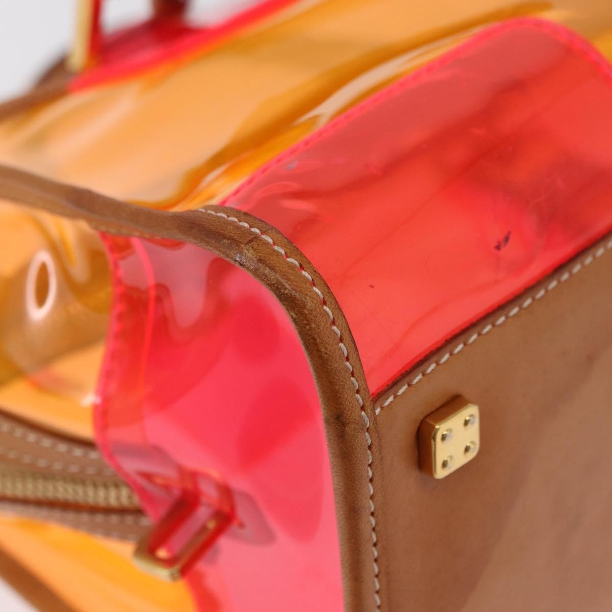 Loewe Amazona Pvc Orange Plastic_Glass Handbag (Pre-Owned)