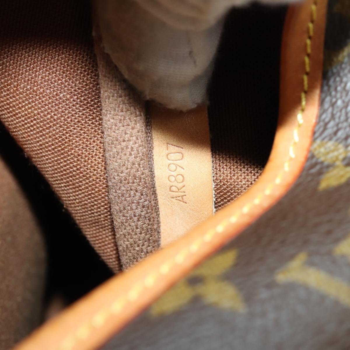 Louis Vuitton Saumur Monogram Canvas Brown Canvas Shoulder Bag Bag (Pre-Owned)