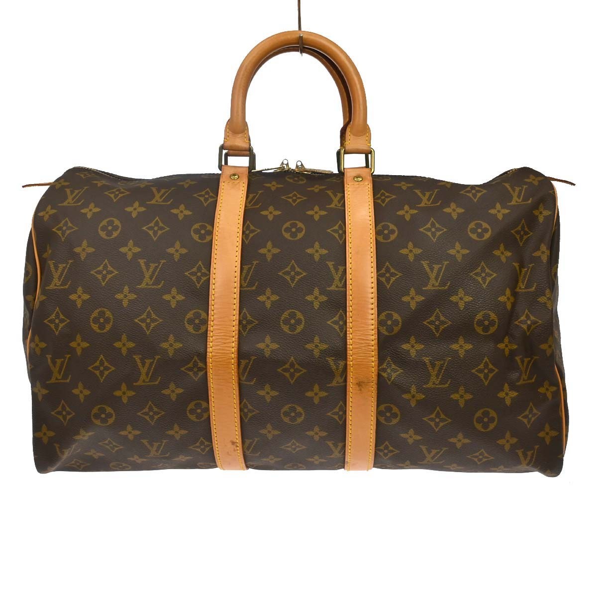Louis Vuitton Keepall Monogram Canvas Brown Canvas Travel Bag Bag (Pre-Owned)