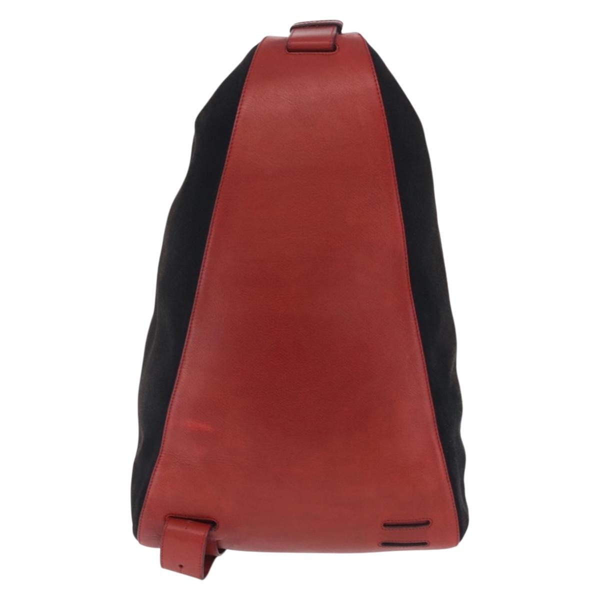 Loewe Anton Suede Brown Suede Backpack Bag (Pre-Owned)