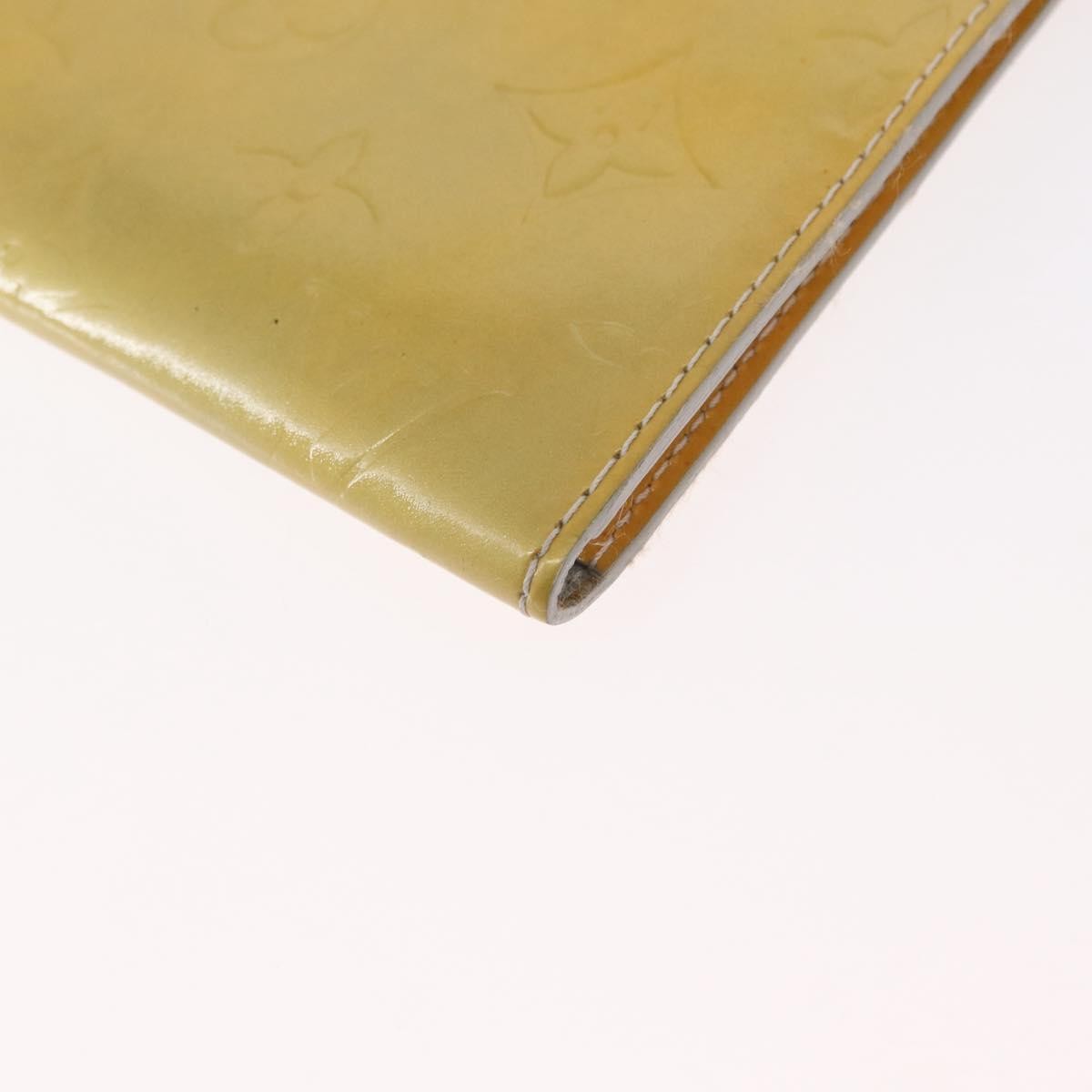Louis Vuitton Mott Monogram Vernis Beige Patent_Leather Clutche & Pouche Bag (Pre-Owned)