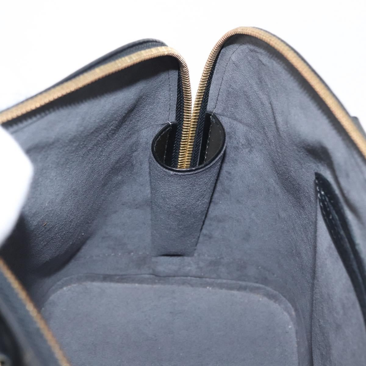 Louis Vuitton Alma Epi Leather Black Leather Handbag (Pre-Owned)