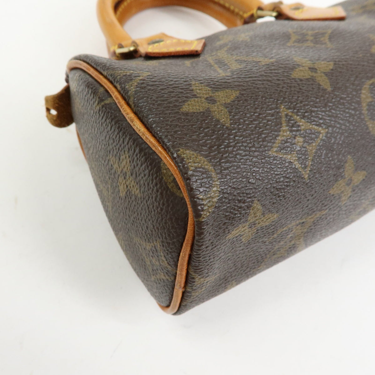 Louis Vuitton Speedy Mini Hl Monogram Canvas Brown Canvas Handbag (Pre-Owned)