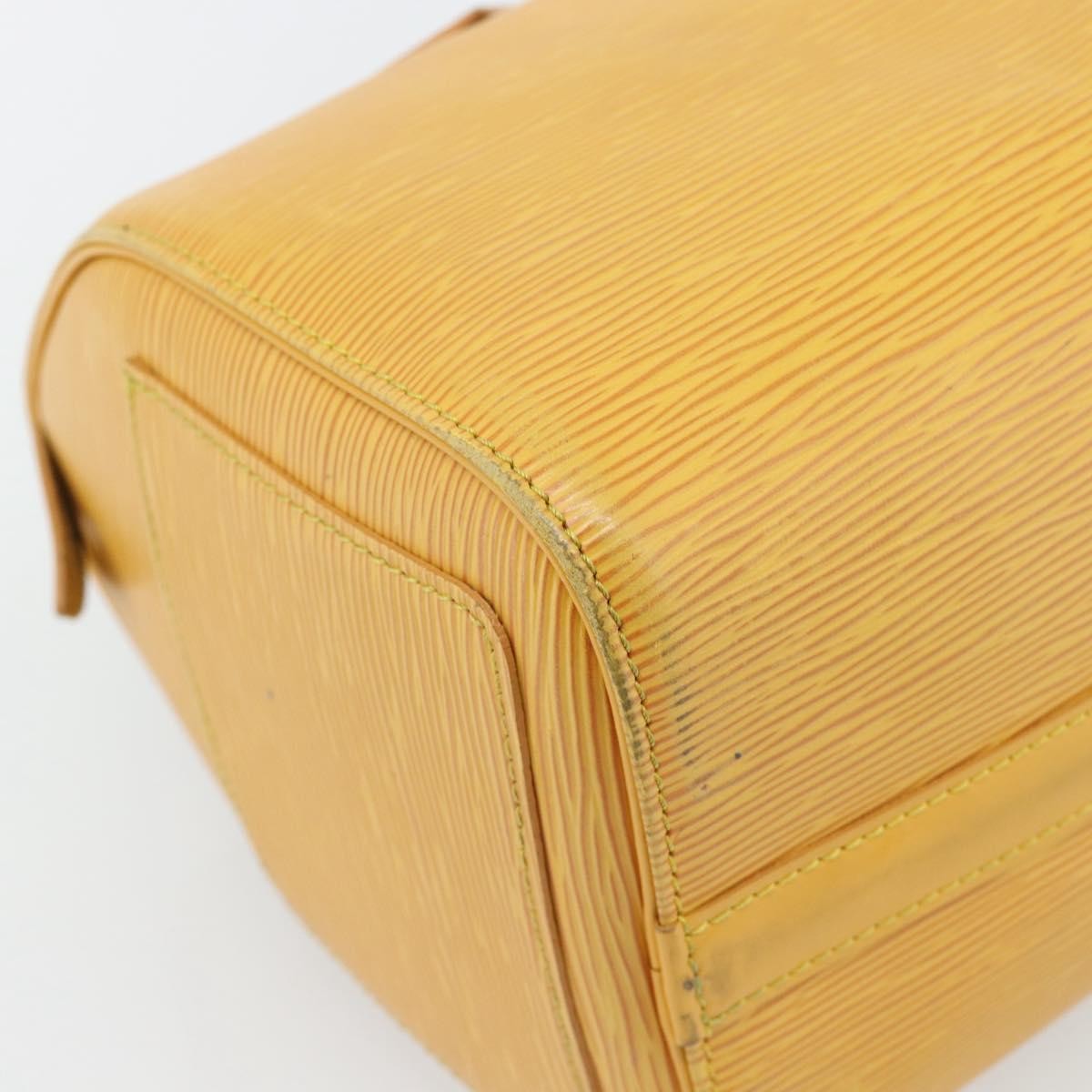 Louis Vuitton Speedy Epi Leather Yellow Leather Handbag (Pre-Owned)