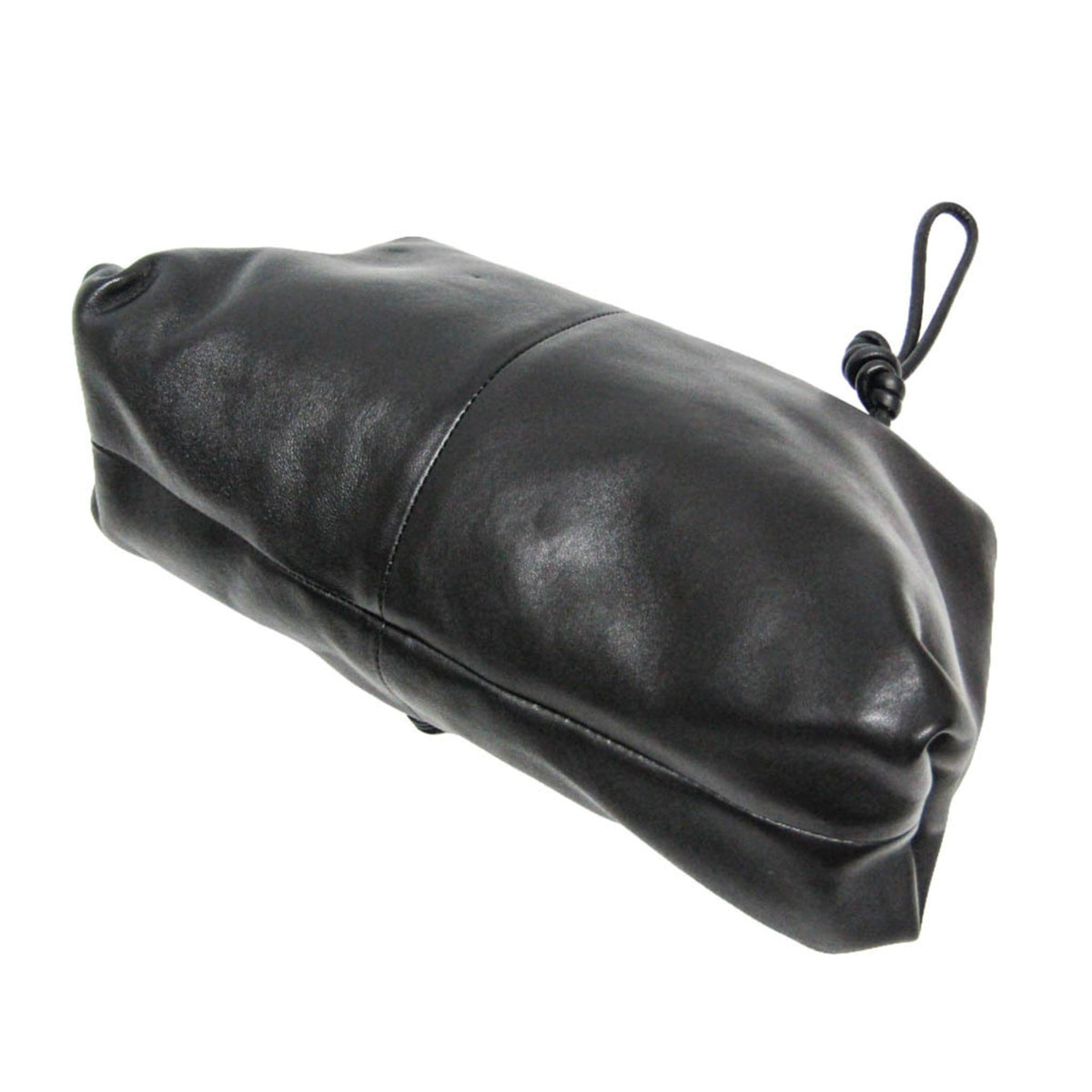 Bottega Veneta Bv Trine Fold Clutch Leather Black Leather Clutche & Pouche Bag (Pre-Owned)