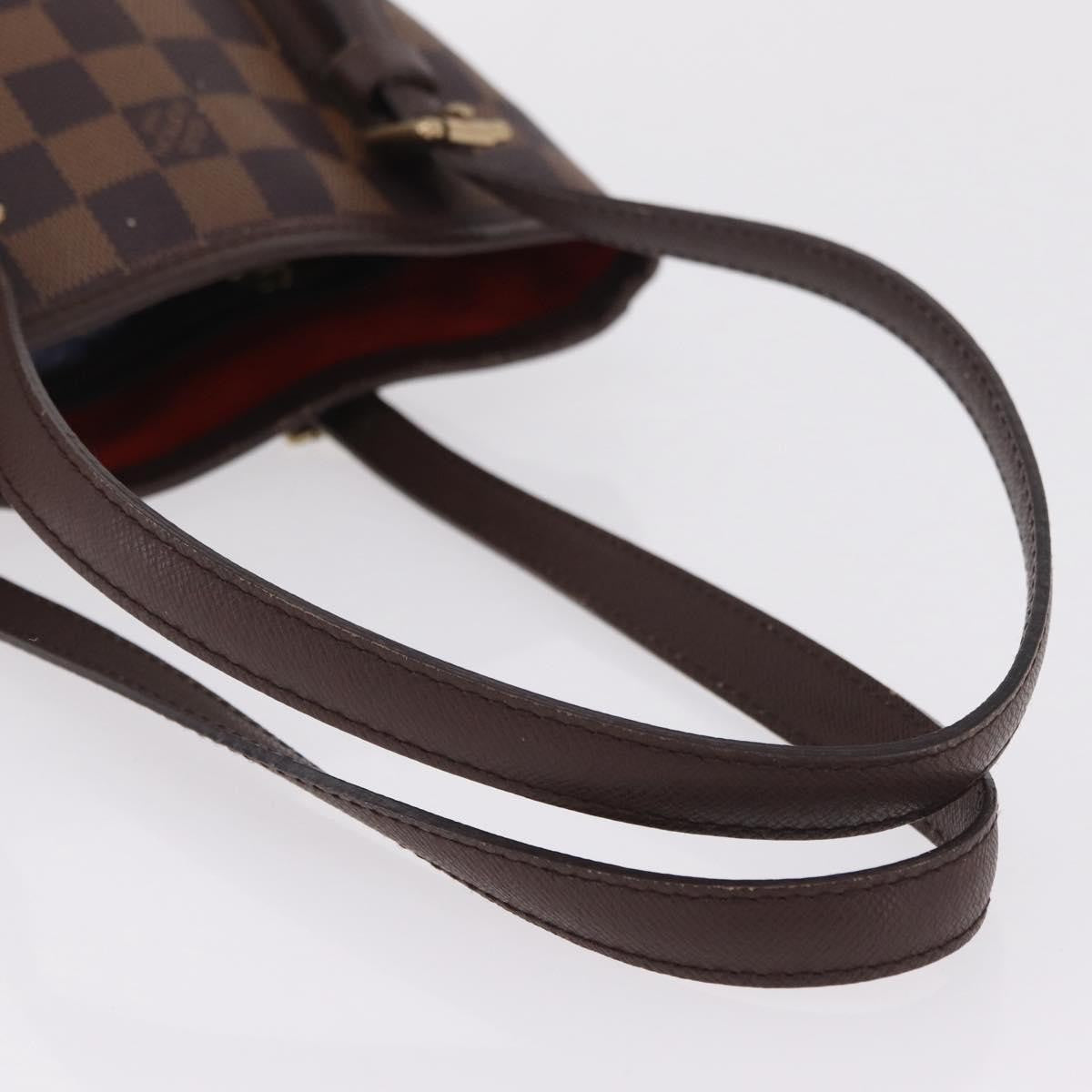 Louis Vuitton Marais Damier Brown Canvas Tote Bag Bag (Pre-Owned)