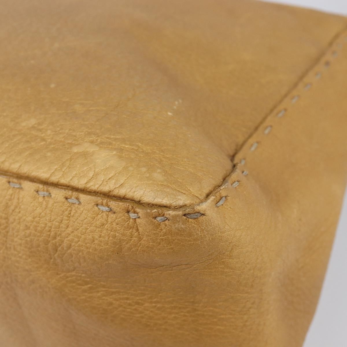 Fendi Selleria Leather Brown Leather Shoulder Bag Bag (Pre-Owned)
