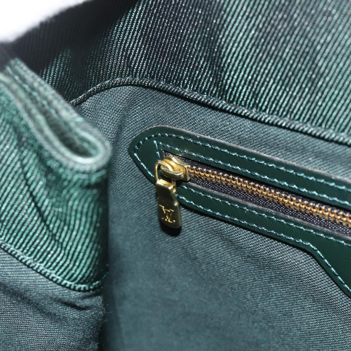 Louis Vuitton Cassiar Taiga Leather Green Leather Backpack Bag (Pre-Owned)