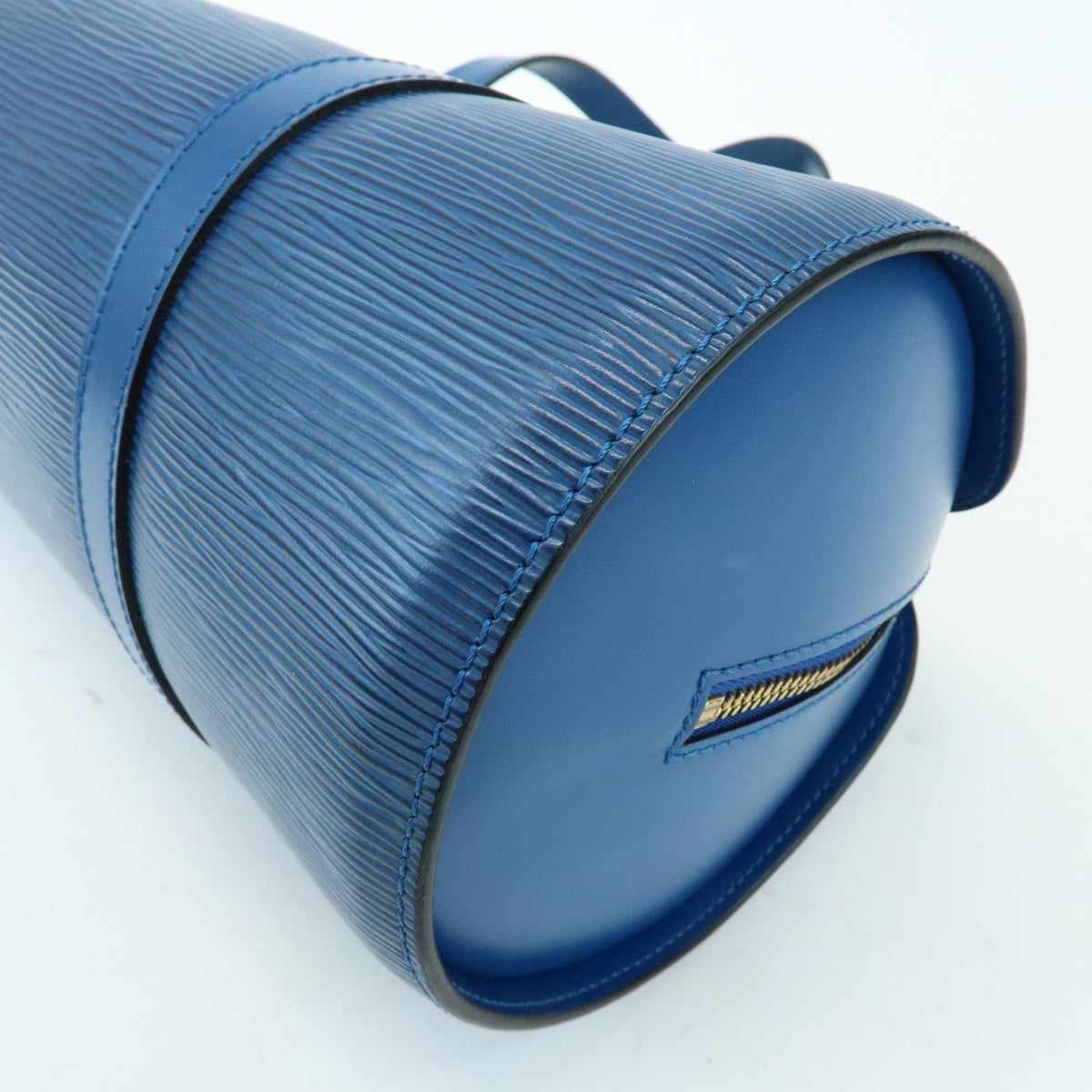 Louis Vuitton Soufflot Epi Leather Blue Leather Tote Bag Bag (Pre-Owned)