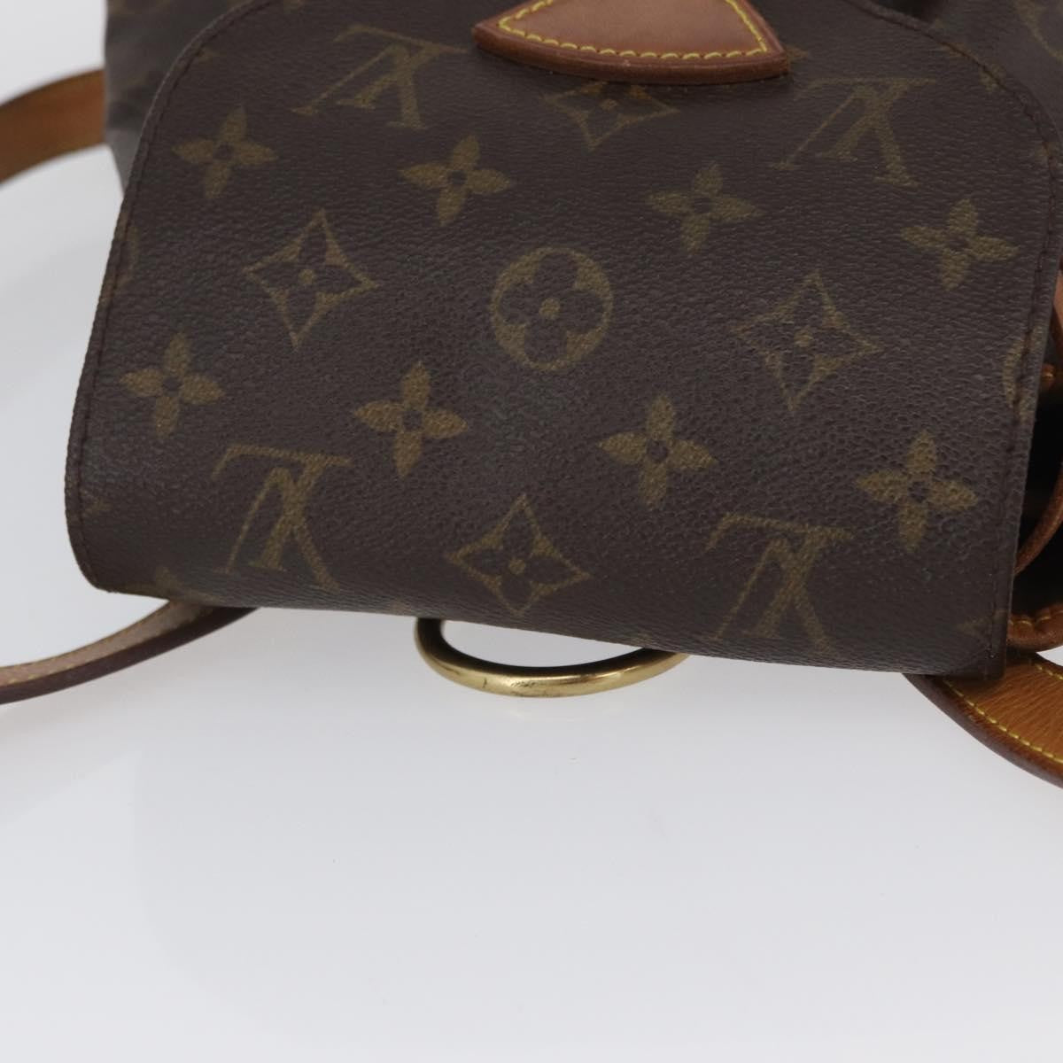 Louis Vuitton Vintage Montsouris Monogram Canvas Brown Canvas Backpack Bag (Pre-Owned)