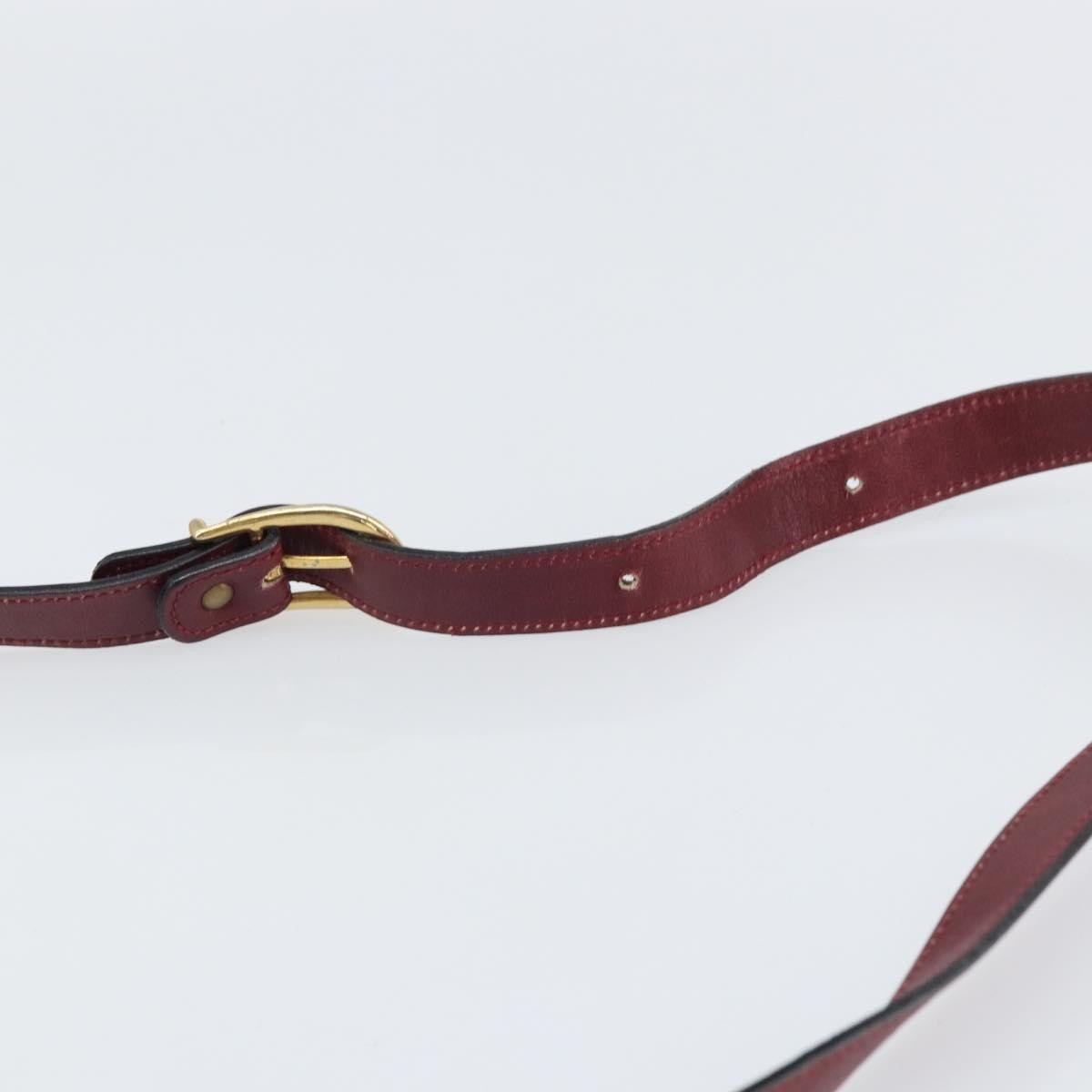 Celine C Sulky Canvas Red Canvas Shoulder Bag Bag (Pre-Owned)