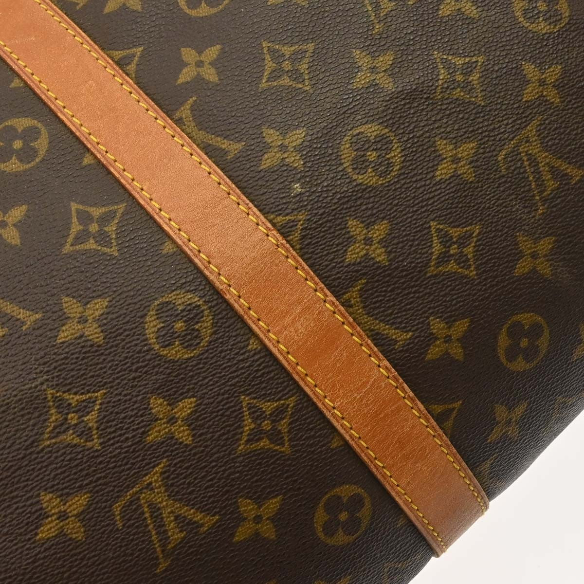 Louis Vuitton Keepall Monogram Canvas Brown Canvas Travel Bag Bag (Pre-Owned)