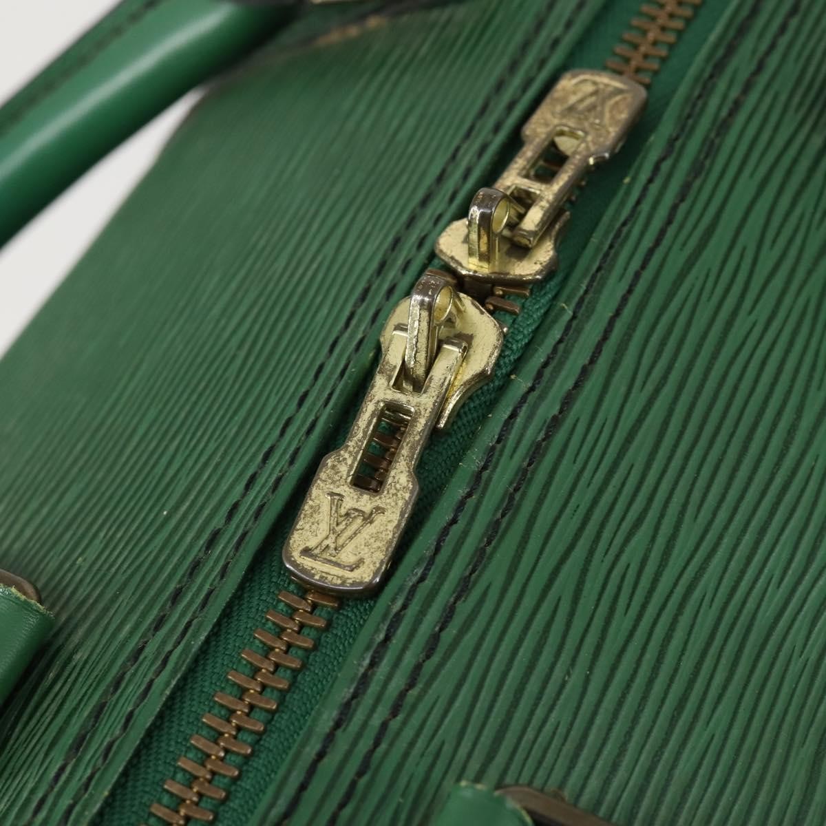 Louis Vuitton Keepall Epi Leather Green Leather Travel Bag Bag (Pre-Owned)