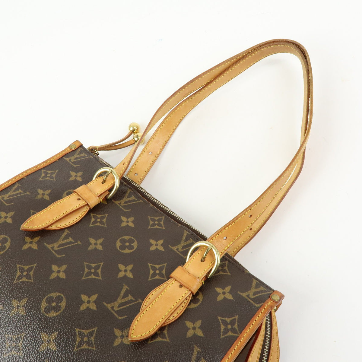 Louis Vuitton Popincourt Monogram Canvas Brown Canvas Shoulder Bag Bag (Pre-Owned)