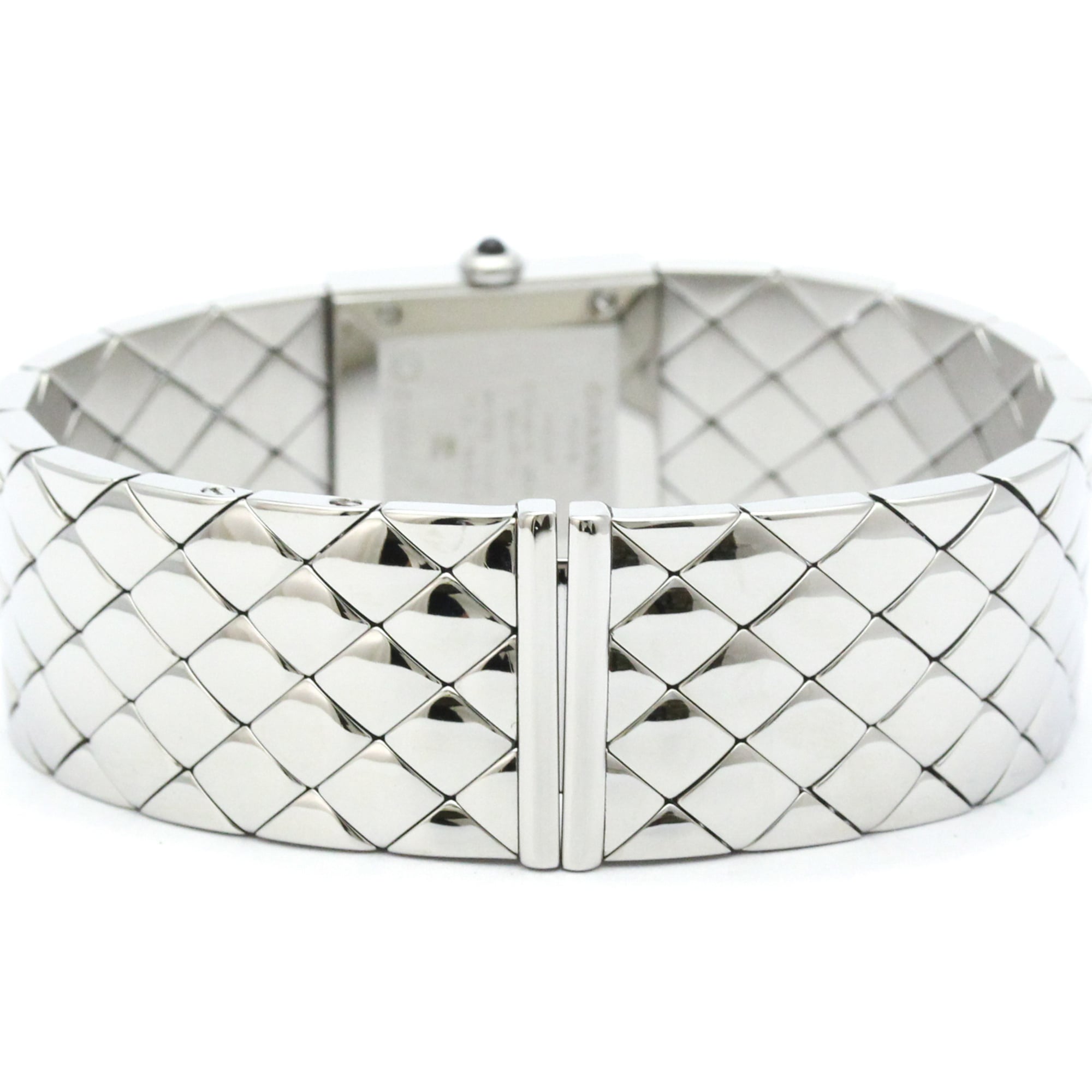 Chanel Matelasse Quartz Stainless Steel Watch (Pre-Owned)