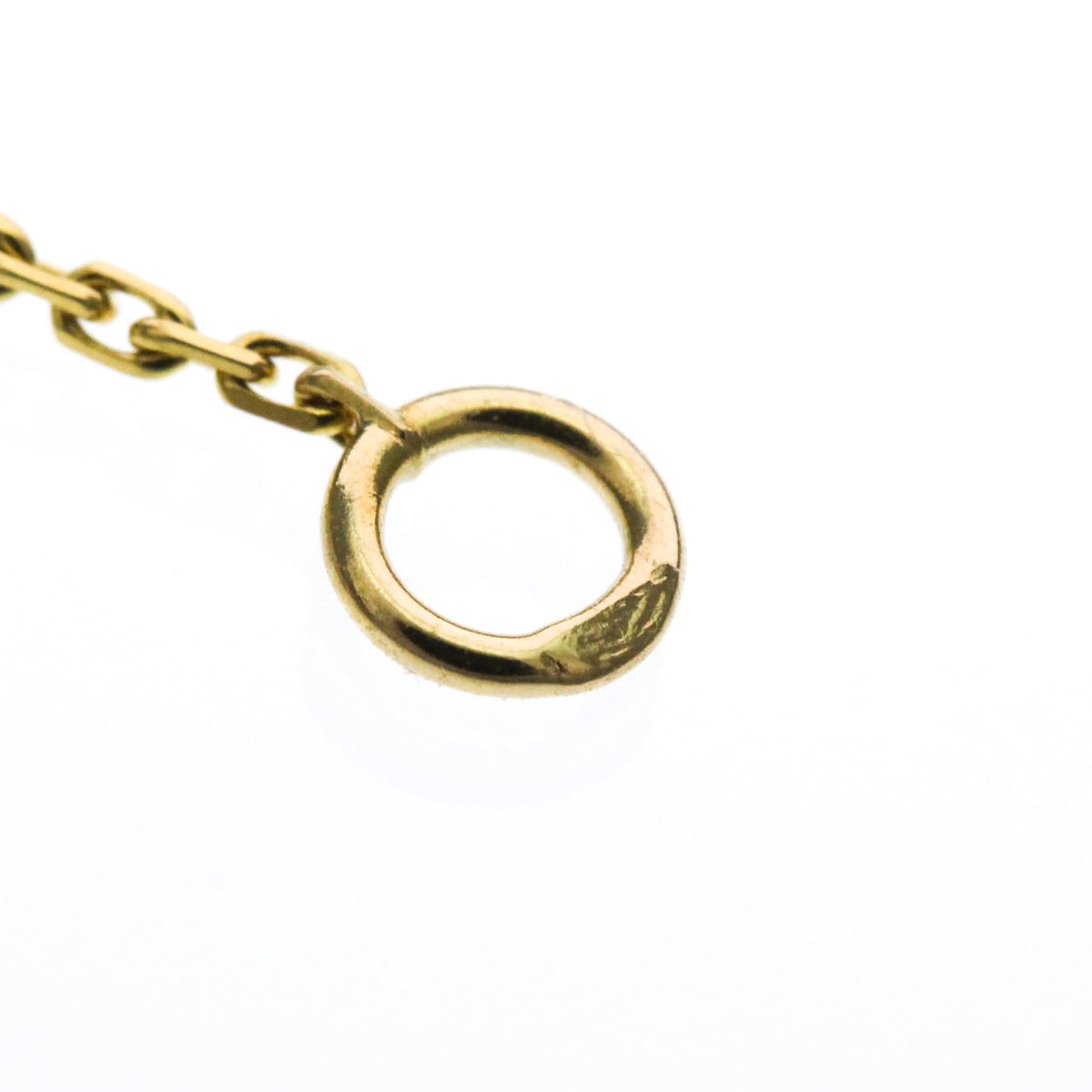 Van Cleef & Arpels Sweet Alhambra Pendant 18K Yellow Gold And Mother Of Pearl Gold Yellow_Gold Necklace Jewelry (Pre-Owned)
