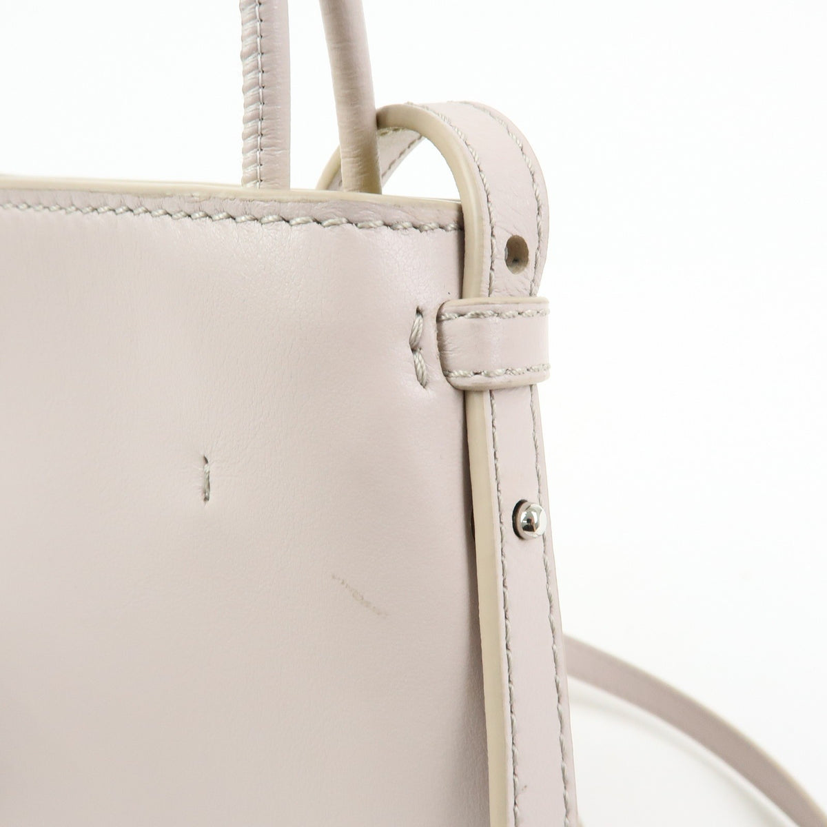 Chloe Sense Leather Pink Leather Tote Bag Bag (Pre-Owned)