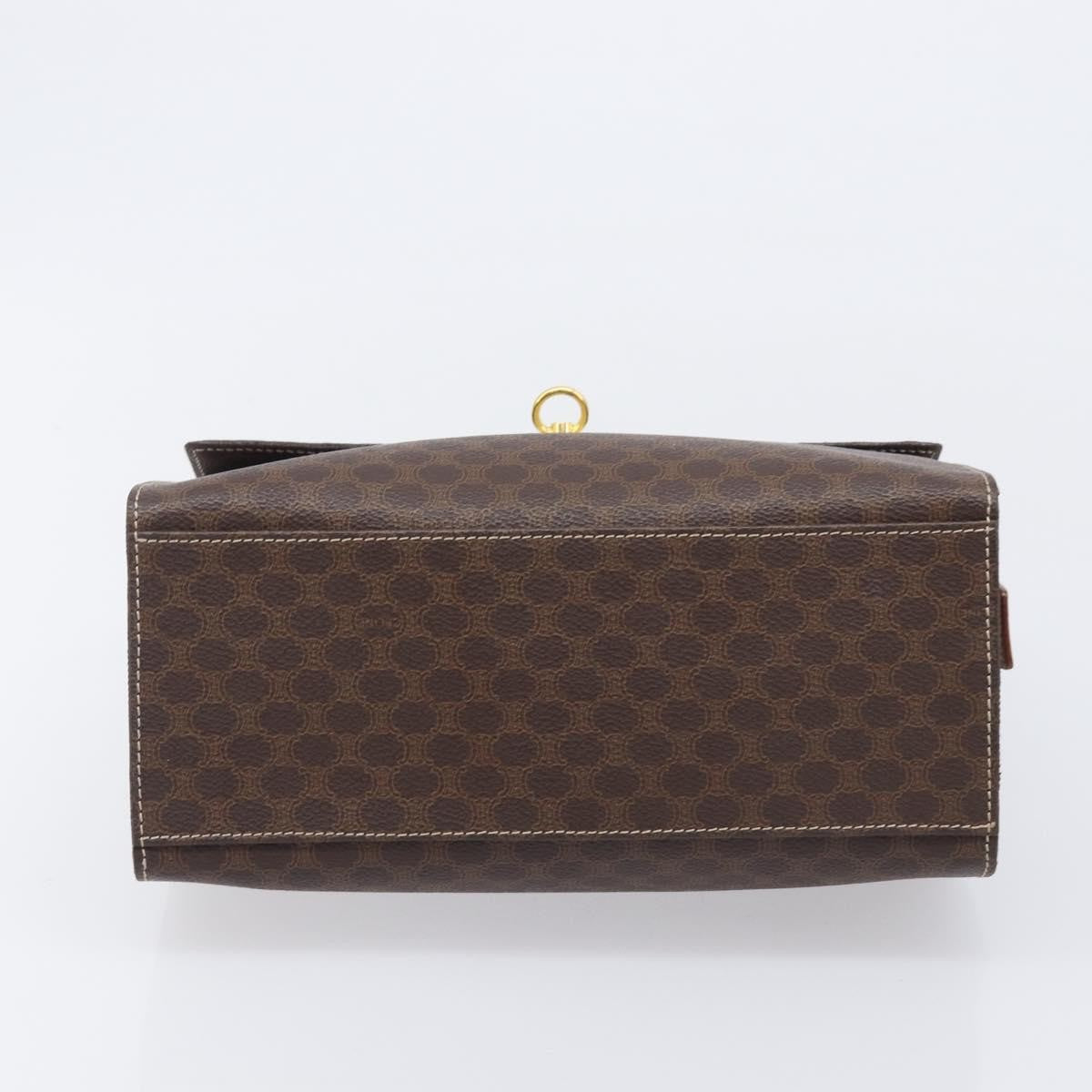 Celine Handbag Canvas Brown Canvas Handbag (Pre-Owned)