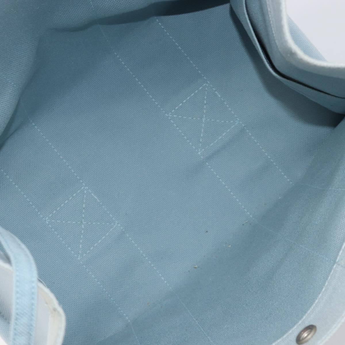 Hermes Bora Bora Toile Blue Canvas Tote Bag Bag (Pre-Owned)
