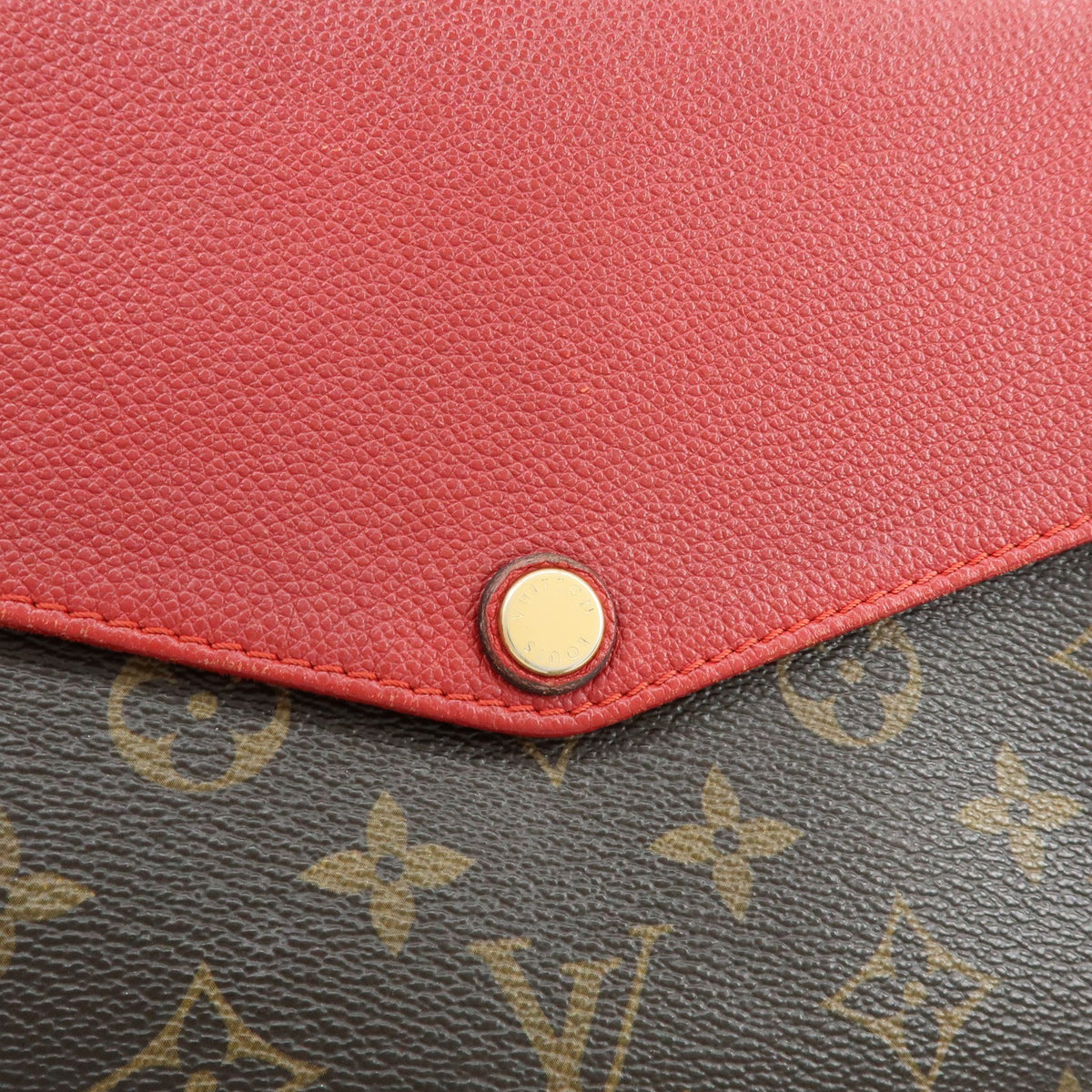 Louis Vuitton Twice Monogram Canvas And Leather Brown Canvas Handbag (Pre-Owned)