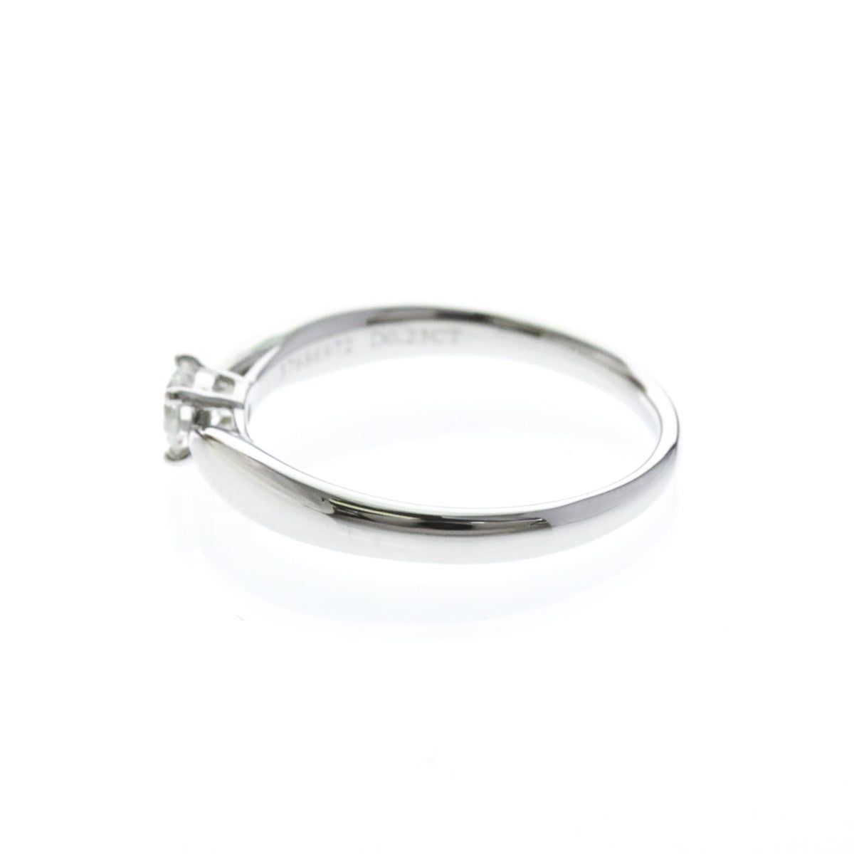 Tiffany & Co. Harmony Solitaire Platinum And Pave Diamonds With Rbc Diamond G/Vs1 Silver Platinum Ring Jewelry (Pre-Owned)