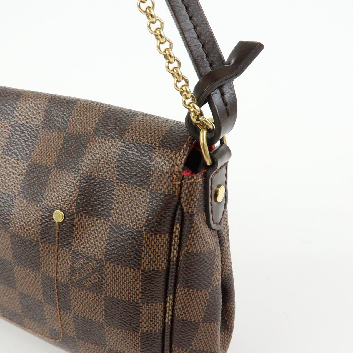 Louis Vuitton Favorite Damier Brown Canvas Handbag (Pre-Owned)