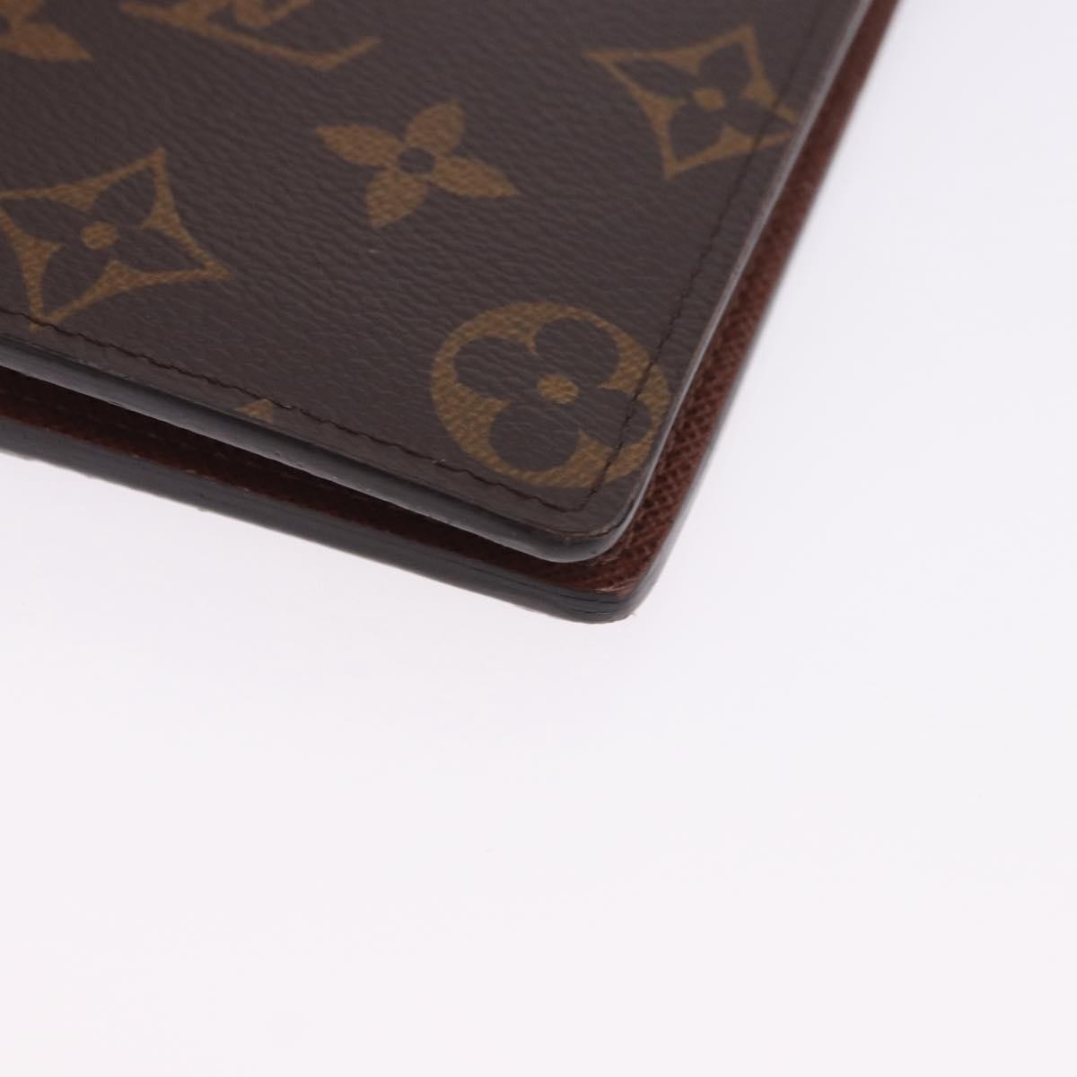 Louis Vuitton Brazza Monogram Canvas Brown Canvas Wallets Accessory (Pre-Owned)